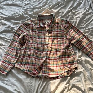 THE GREAT. Plaid flannel